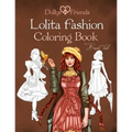 Lolita Fashion Coloring Book Dollys and Friends