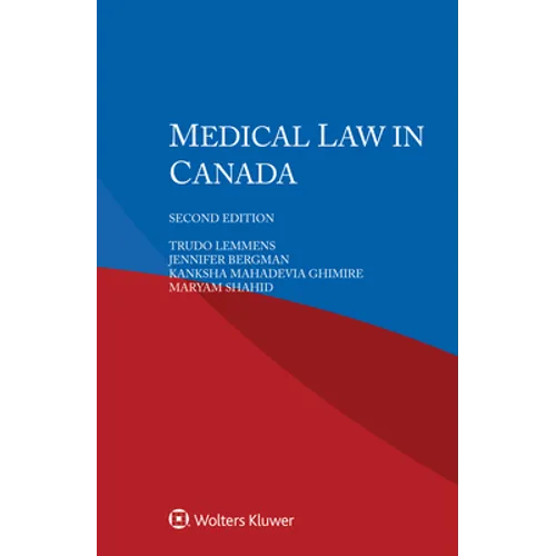 Medical Law in Canada