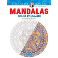 Creative Haven Mandalas Color by Number Coloring Book