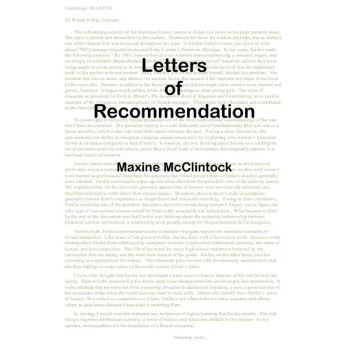 Letters of Recommendation