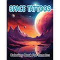 Space Tattoos coloring book for inmates