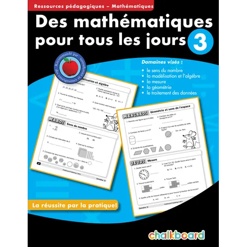 Des Mathematiques Pour Tous Les Jours 3