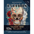 Realistic Tattoos Coloring Book for Adults