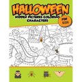Halloween Hidden Pictures Coloring Charaters For Kids: Hidden Pictures For Childrens