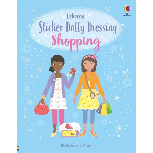Sticker Dolly Dressing Shopping