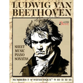 Ludwig Van Beethoven - Sheet Music: Piano Sonatas: 7-8 "Pathetique"-9-10-11-12-13