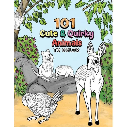 101 Cute & Quirky Animals to Color
