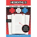 Pixel Art Drawing Book: 4x4 Pixel Art Grid Templates To Create Your Own Characters