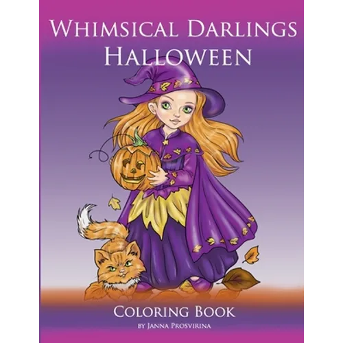 Whimsical Darlings Halloween: Coloring Book