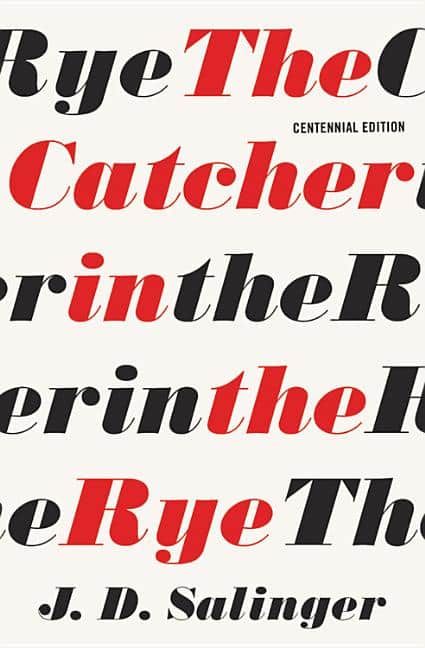 The Catcher In The Rye Centennial Edition By J D Salinger Black And Barhe Bookstore 1609